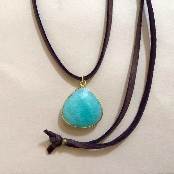 Amazonite Necklace Sundance Charm - Picture 2 of 14